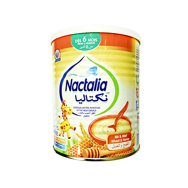 Nactalia Wheat&Honey Cereal 6+mo 400g