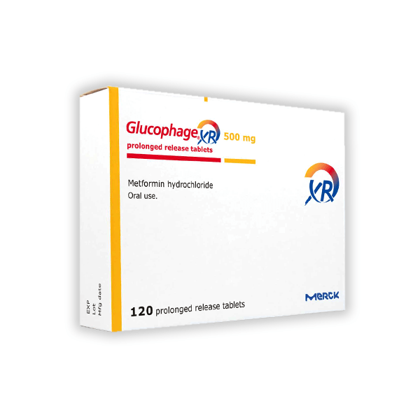 Glucophage 500mg 100 Tablet