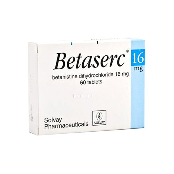 Betaserc 16mg 60 Tablet