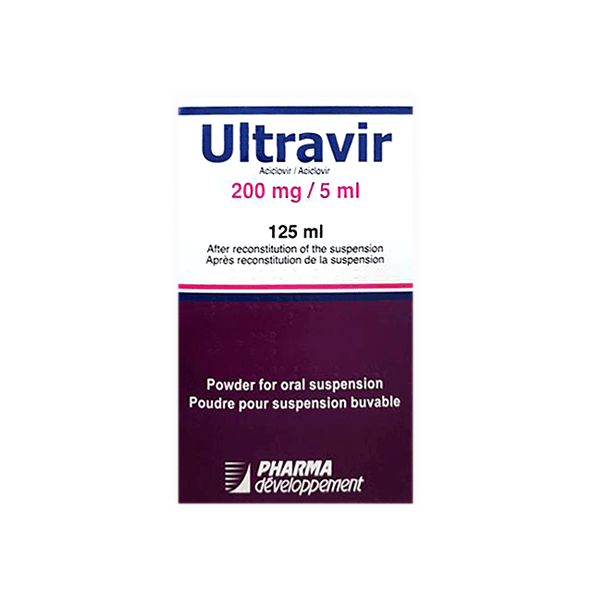 Ultravir 200/5mg/ml 125ml Suspension