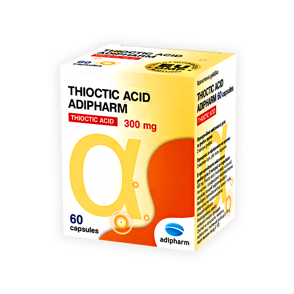 Thioctic Acid 300mg 30 Capsule