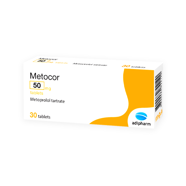 Metocor 50mg 30 Tablet