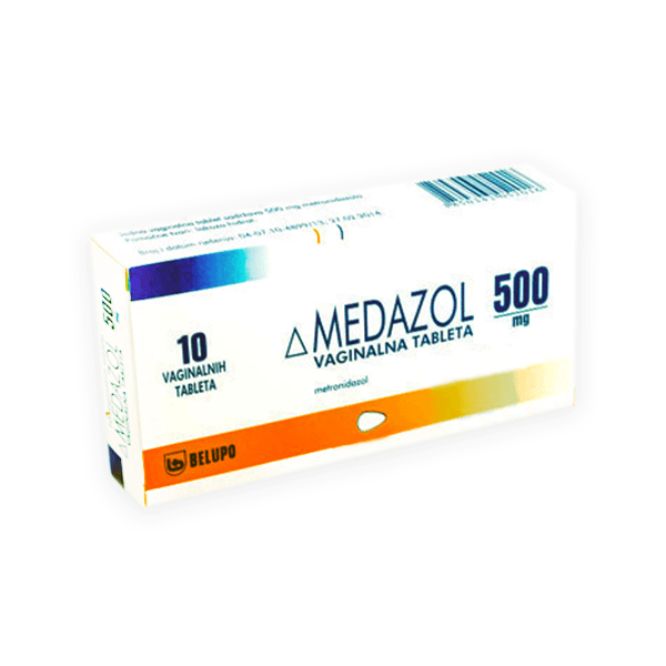 Medazol 500mg 10 Vaginal Tablet
