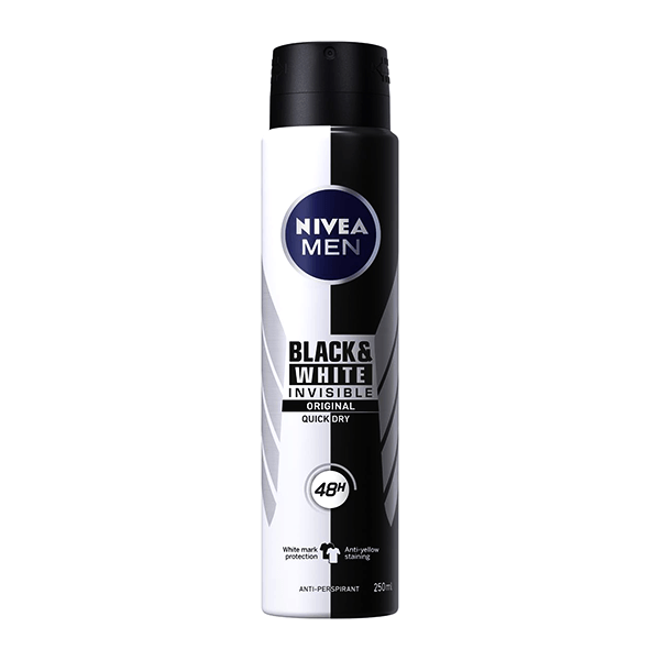 Nivea Deodorant Invisivle Original For Black&White