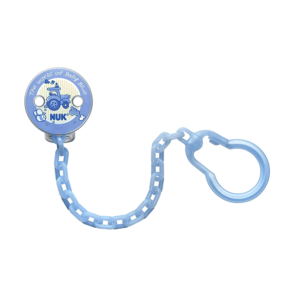 Nuk (311)Soother Chain For Soothers With Ring Blue