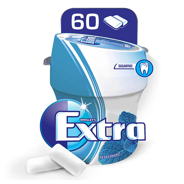 Extra Gum Peppermint 60 Pellet (Blue)