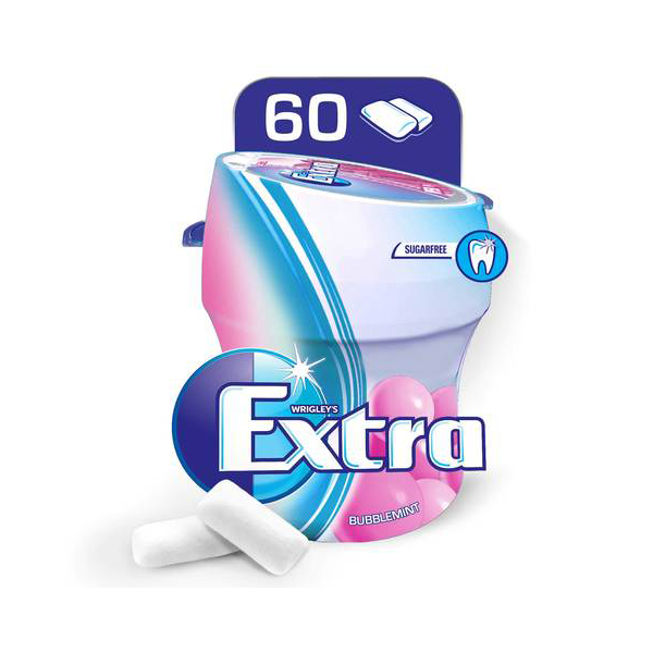 Extra Gum Bubblemint 60 Pellets
