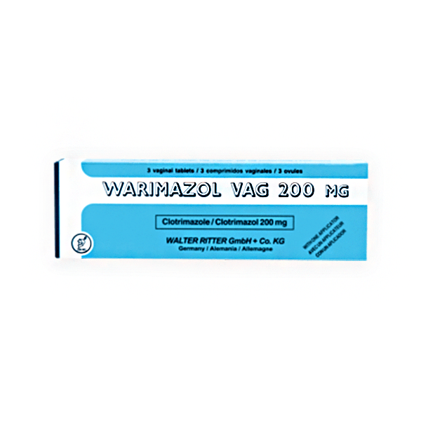 Warimazol Vag 200mg 3 Vaginal Tablet