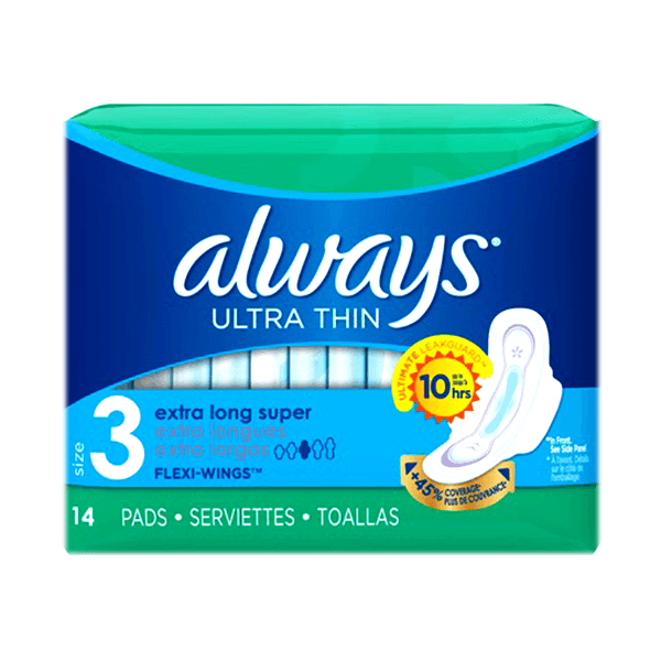 Always Ultra ThinExtra Long 14Piece