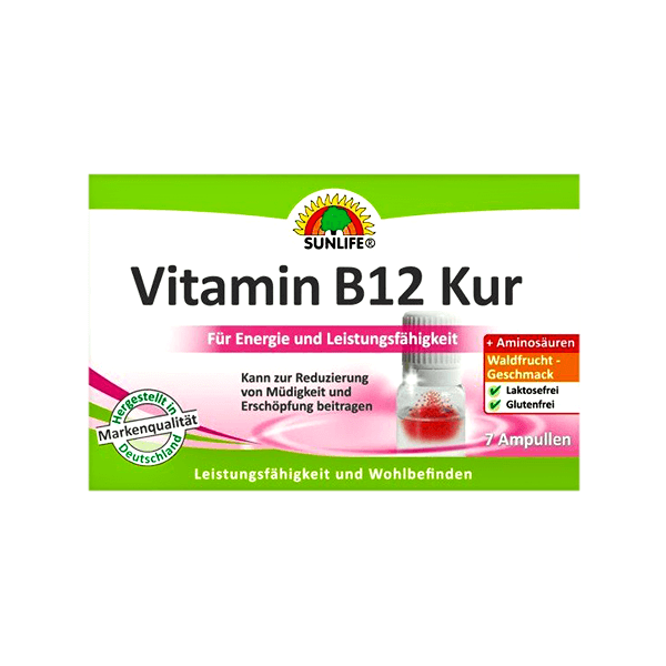 Sunlife Vitamin B12 Cure 7 Bottle