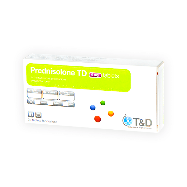 Prednisolone T&D 5mg 24 Tablet