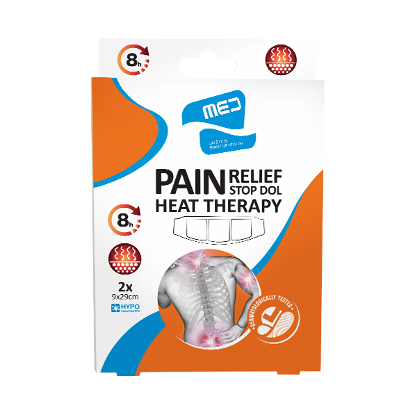 Pain Relief Heat Therapy 9x29cm 2Piece
