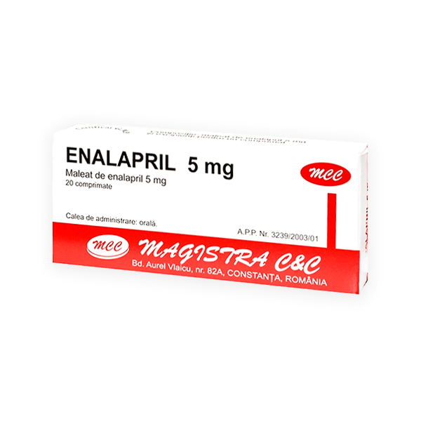 Enalapril 5mg 20 Tablet