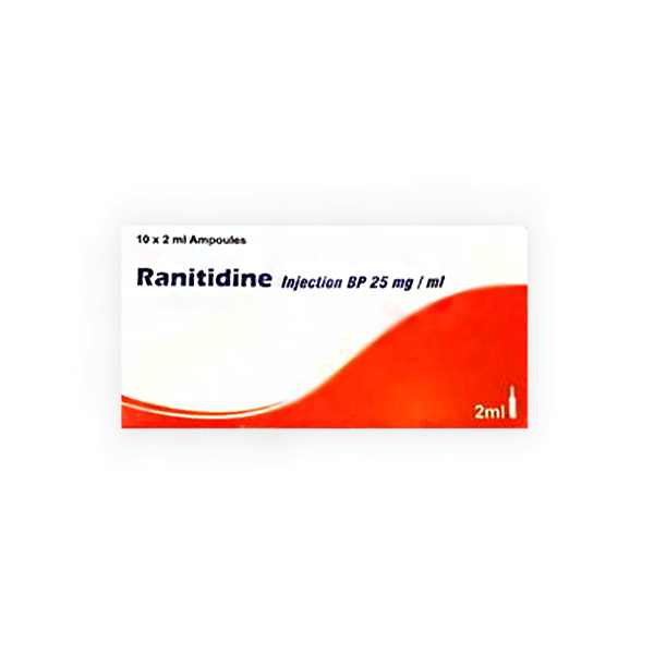 Ranitidine 25/2mg/ml 10 Ampoule