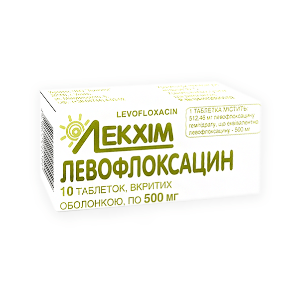Levofloxacin 500mg 10 Tablet (Lekhim)