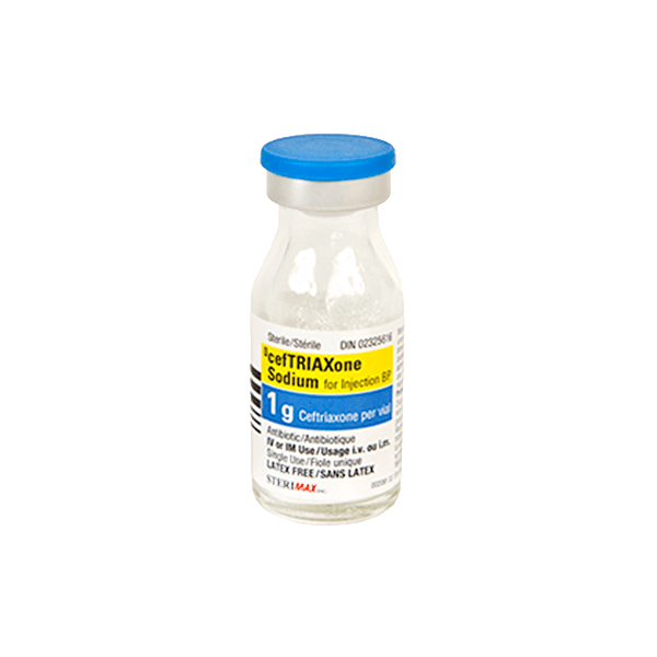 Ceftriaxone-Darnista 1g 1+(1x10ml) Vial+Solvent