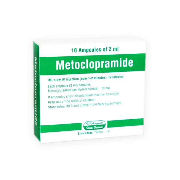 Metoclopramide Hydrochloride 5mg 10 Ampoule 