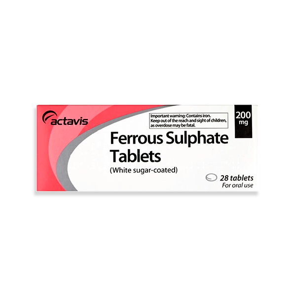 Ferrous Sulphate 200mg 28 Tablet(Actavis)