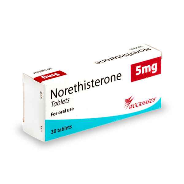 Norethisterone 5mg 30 Tablet (Wockhardt)