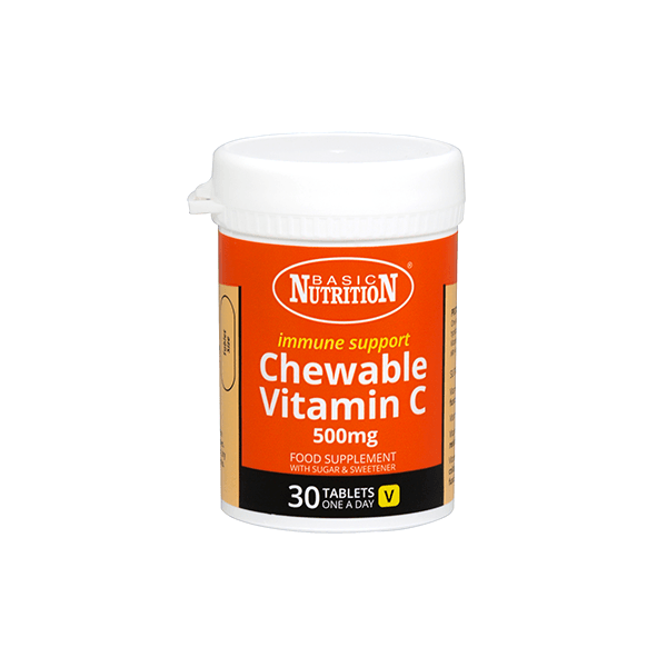 Basic Chewable Vitamin C 500mg 30 Tablet