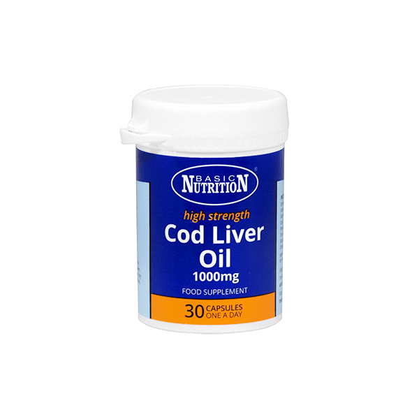 Basic Cod Liver Oil 1000mg 30 Capsule