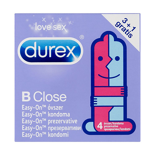 Durex Love Sex B Close 3+1 Condoms
