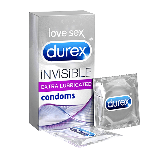 Durex Invisible Extra Lubrifie Condom 10Piece