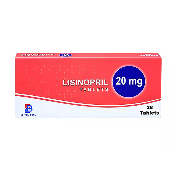 Lisinopril 20mg 28 Tablet (Bristol)
