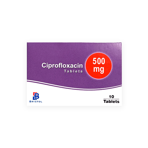 Ciprofloxacin 500mg 10 Tablet (Bristol)