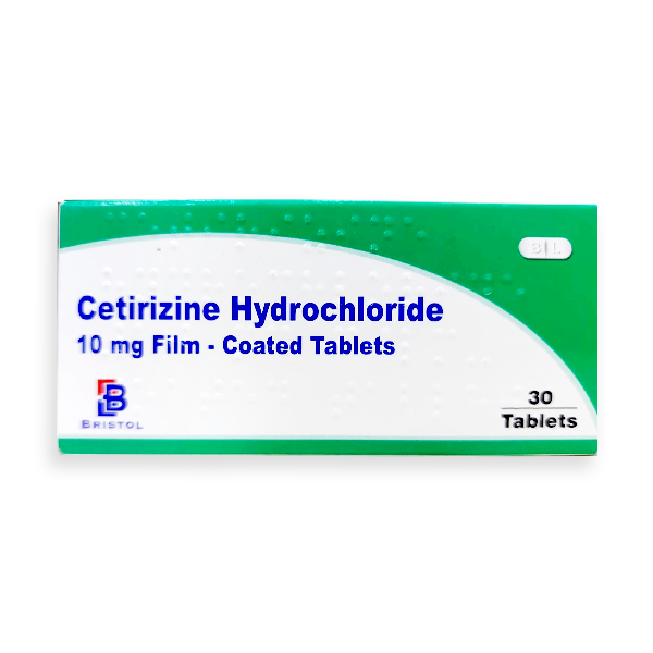 Cetrizine Hydrochloride 10mg 10 Tablet (Bristol)