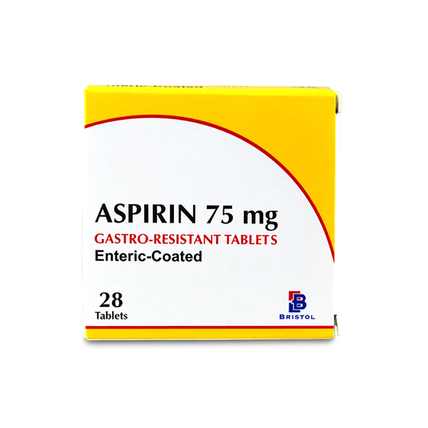 Aspirin 75mg 28 Tablet (Bristol)