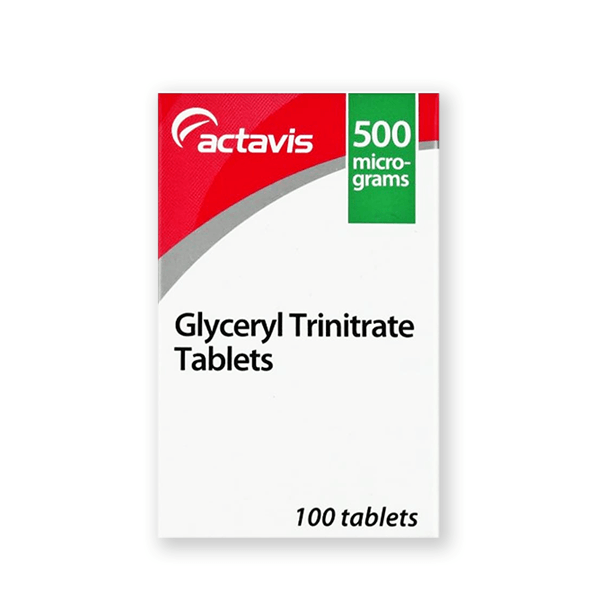 Glyceryl Trinitrate 500mcg 100 Tablet (Bristol)