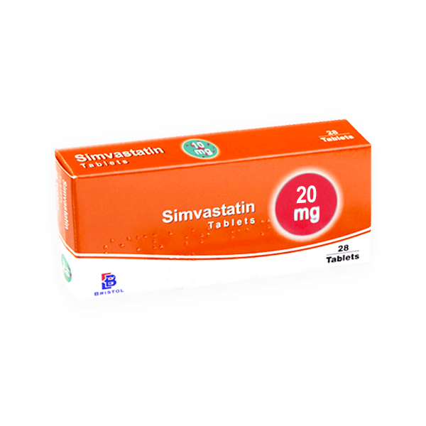 Simvastatin 20mg 28 Tablet(Bristol)