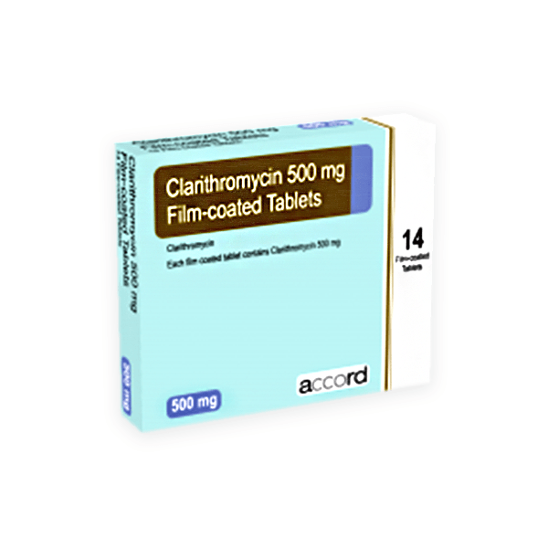 Clarithromycin 500mg 14 Tablet(Accord)