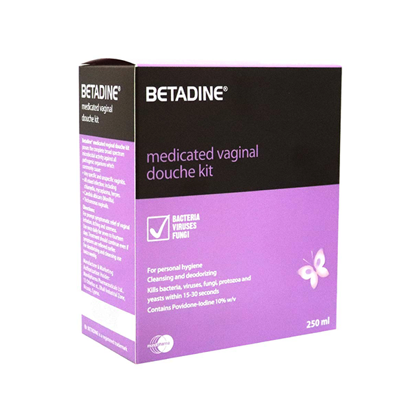 Betadine Medicated Vaginal Douche Kit 250ml