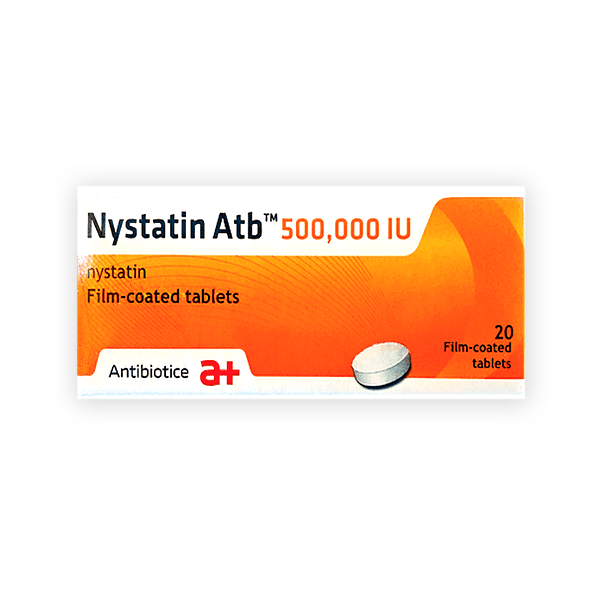 Nystatin Atb 500000IU 20 Tablet
