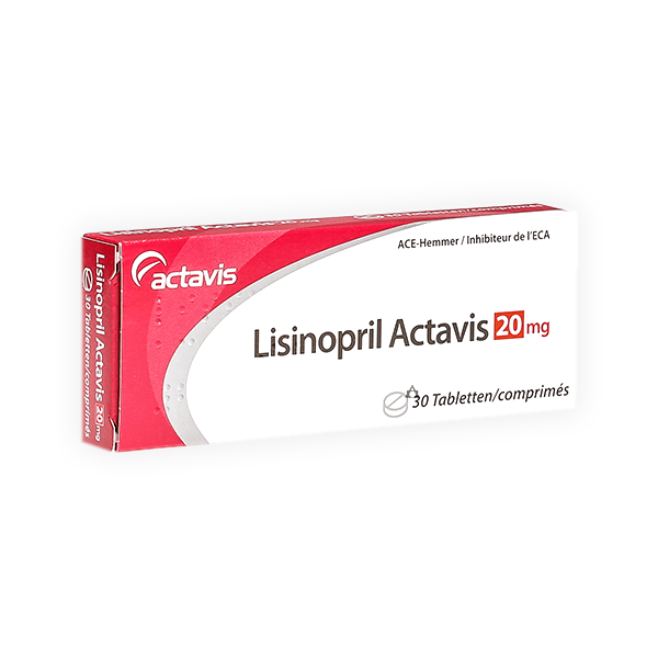 Lisinopril 20mg 30 Tablet