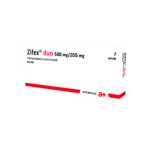 Zifex Duo 500mg/200mg 7 Vaginal Use 