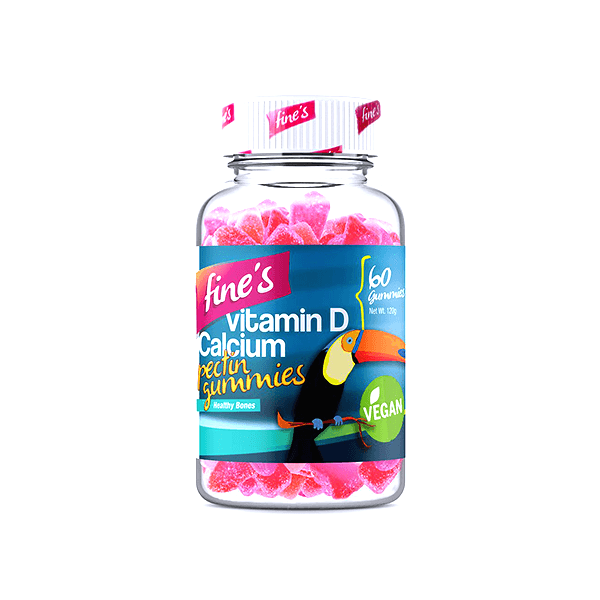 Fine'S Vitamin D Calcium 60 Gum
