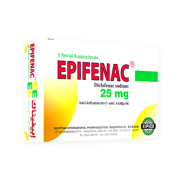 Epifenac 25mg 6 Suppository