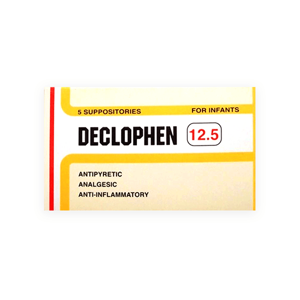 Declophen For Infant 12.5mg 5 Suppository
