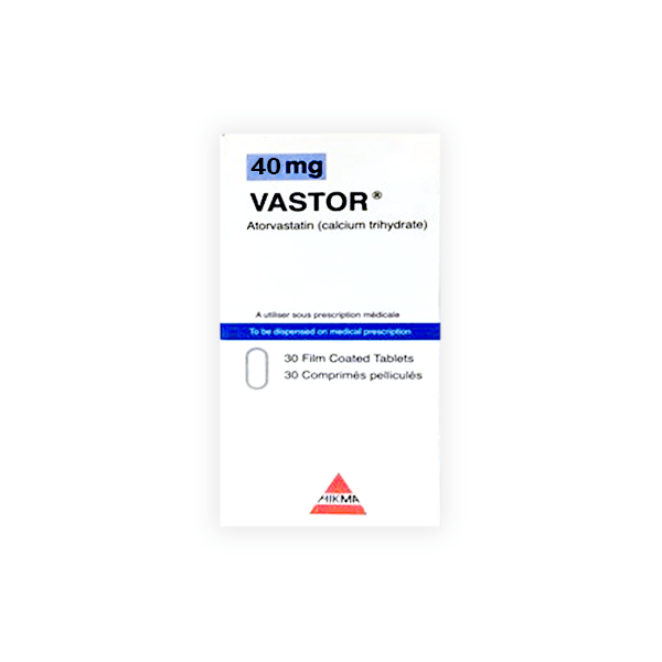 Vastor 40mg 30 Tablet