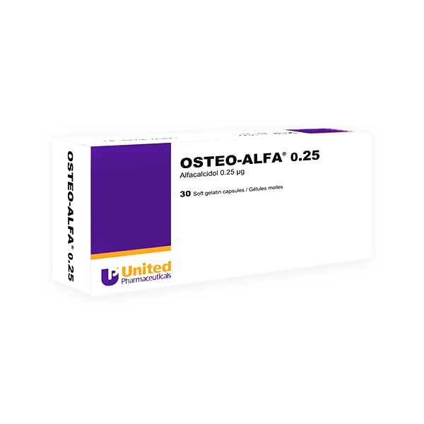 Osteo-Alfa 0.25mcg 30 Capsule