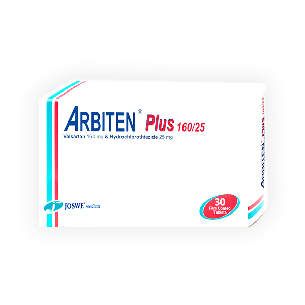Arbiten Plus 160/12.5mg 30 Tablet