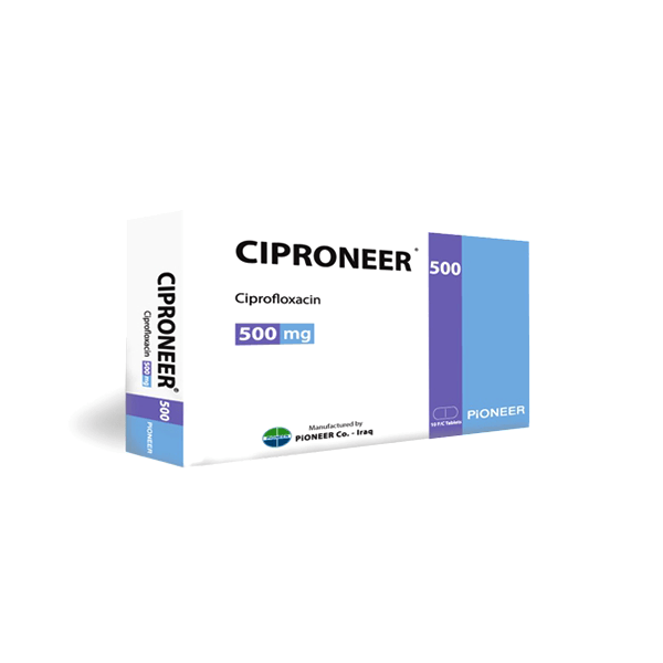 Ciproneer Ciprofloxacin 500mg 10 Tablet