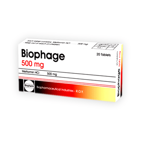 Piophage 500mg 20 Tablet