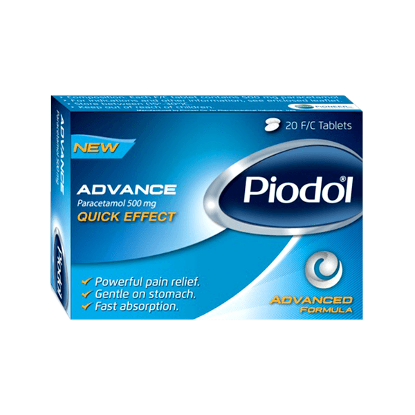 Piodol Advance 500mg 20 Tablet