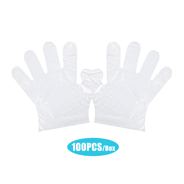 Disposable Transparent Gloves 100Piece (Aram)