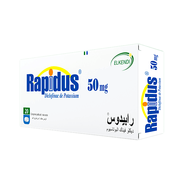Rapidus 50mg 20 Tablet