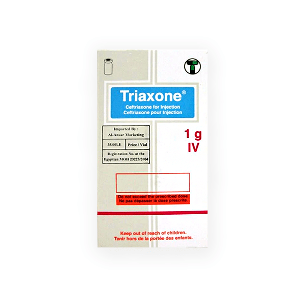 Triaxone 1g Vial+Ampoule I.V